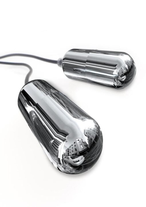 Classix Dual Vibrating Head Teaser with Remote Control - Smoke and Clear - Image 2