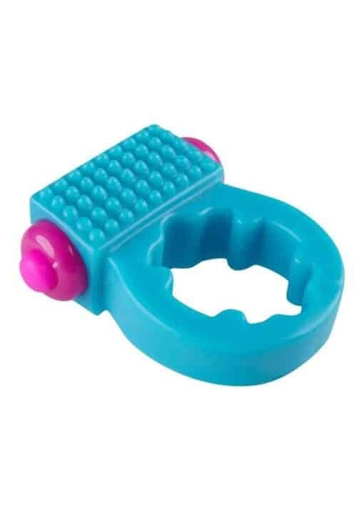 Rock Candy Atomic Sugar Grinder Vibrating Cock Ring - Blue - Image 2