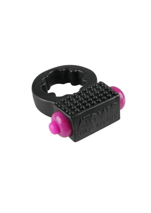 Rock Candy Atomic Sugar Grinder Vibrating Cock Ring - Black - Image 3