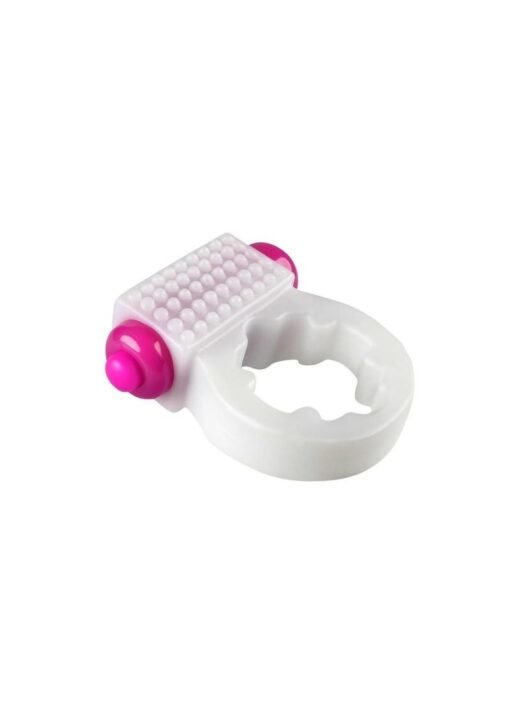 Rock Candy Atomic Sugar Grinder Vibrating Cock Ring - White - Image 2