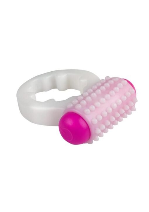 Rock Candy Sugar Buzz Vibrating Cock Ring - White - Image 3