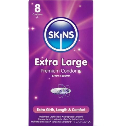 Skins – Extra Large Premium Condoms 8 Pack
