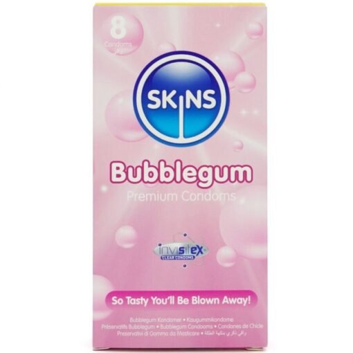 Skins – Bubblegum Premium Condoms 8 Pack
