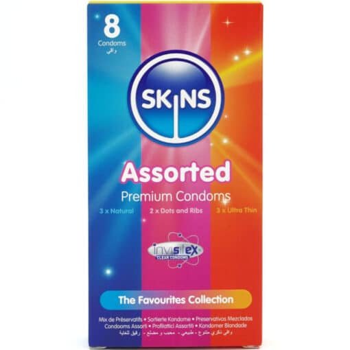 Skins – Assorted Premium Condoms 8 Pack